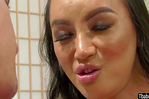 Brunette Asian Ts Rubs Cock And Gets Analed Missionary With Andrea Zhay