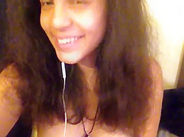 Brunette college girl selfie 2