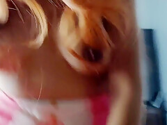 Bunny Riding Cowgirl Style Pov