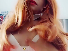 Bunny Riding Cowgirl Style Pov