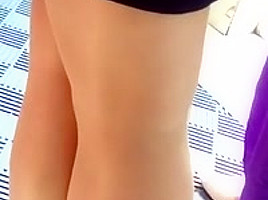 Business milf sexy legs white wife of Indian