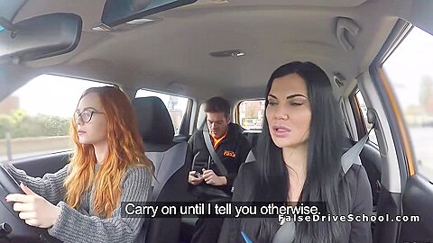 Busty Examiner Bangs Instructor And student 18+
