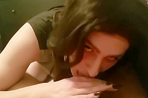 CD Kelsey gives a slow Blowjob for a reward