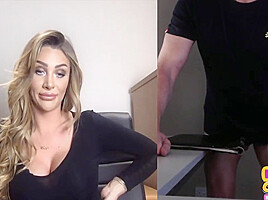 CFNM MILF teasing webcam wanker over the camera