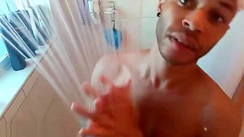 Calvin Collins Jacking Off In Shower