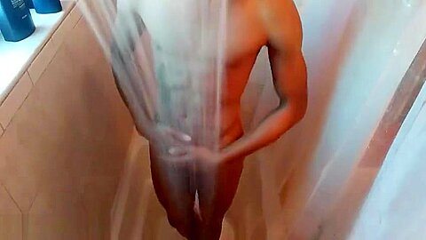 Calvin Collins Jacking Off In Shower