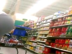 Candid BBW Black Plump Ass Shopping