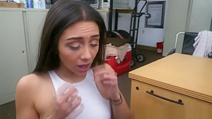 Casting babe interracially banged in closeup