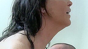 Cecilia and Anna threesome and cum swop