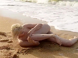 Chanel Fenn alone at a beach