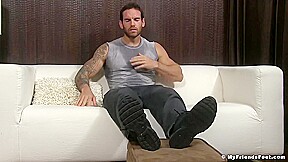 Chase Lachance in Muscle dude Chase Lachance gets feet licked and worshiped - MyFriendsFeet