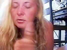 Cheap street hooker takes big load (12)