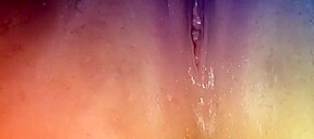 Chubby pussy cucumber play