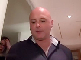 Claire Barre BBW fucks two strangers