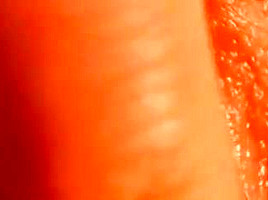 Close up of hot pink wet pussy and clit