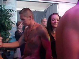 Clothed teens 18+ give head