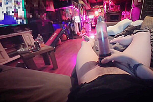 Cock Pumping Tiffany Ciskiss Using Bathmate Hercules To Pump Fat White Cock
