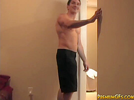 College Friends on hotel room Fucking Threesome