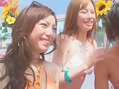 Crazy Japanese chick Asahi Miura, Miki Yamashiro, Moe Oishi in Hottest Fetish JAV scene