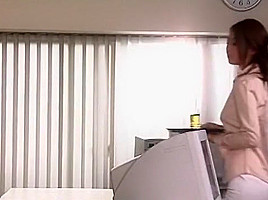 Crazy Japanese slut Anna Kosaka in Exotic Office JAV video