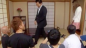 Crazy Japanese slut Yui Hatano in Exotic Gangbang, Stockings JAV movie