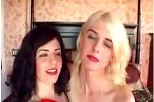 Crazy amateur shemale scene with Dildos/Toys scenes