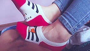 Cum Inside Sport Sock/sockjob/footjob/solejob
