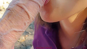 Cumming in my panties even the apple orchard