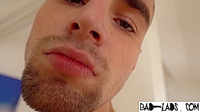 Cute 18yr old bum boy shaved and fondled