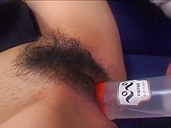 Cute Kanako Enoki vibrator pleasures