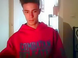 Cute Spanish Land Wank & Cum On Cam