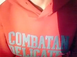 Cute Spanish Land Wank & Cum On Cam