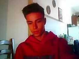 Cute Spanish Land Wank & Cum On Cam