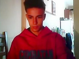 Cute Spanish Land Wank & Cum On Cam