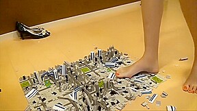 Cute asian giantess rampage 1