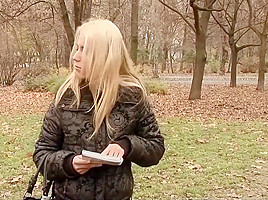 Cute junior Blonde Girl Seduces Mature Woman