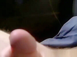 Cute twink smoker squirts cum before finishing cigarette