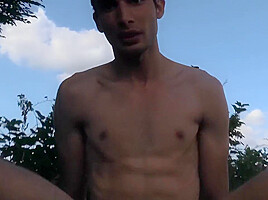 Czech Hunter In Gay Pov Handjob Outdoors