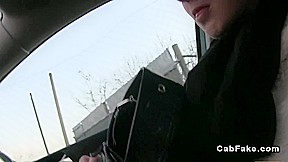 Czech redhead amateur POV banging in fake taxi