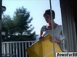 DOWN FOR BBC - Haileey James i fucked stepdads BBC to get out of trouble