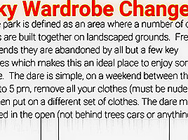 Dare - Office Park Change - Exhibitionist - 16 points