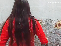 Desi Beautifull Step mom Shaving Pussy And Armpits On Eid And Pissing In Bathroom