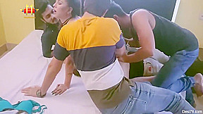 Desi Wife Gangbang