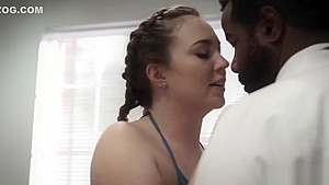 Doctor Tyler cums on Maddy s big ass