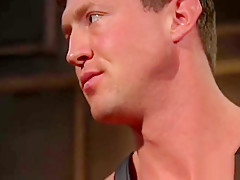 Dom reddens his subs muscular ass