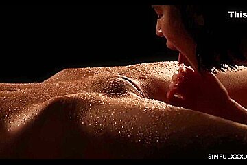 Drops Of Water On The Skin With Lady Dee, Crystal A And Alexis Crystal