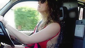 Dude Wanks Dick In Female Fake Taxi