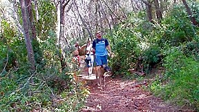 Dude conjured a sexy girl in the forest