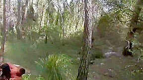 Dude conjured a sexy girl in the forest