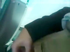 Dude furiously masturbates his weenie on the bus